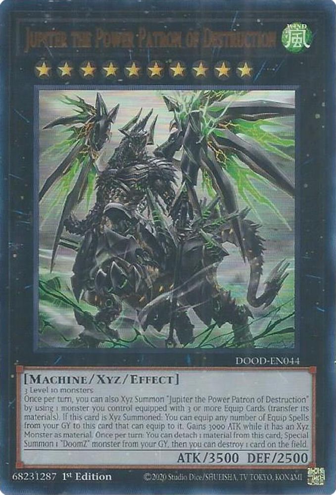 Jupiter the Power Patron of Destruction - (DOOD-EN044) - Ultra Rare 1st Edition