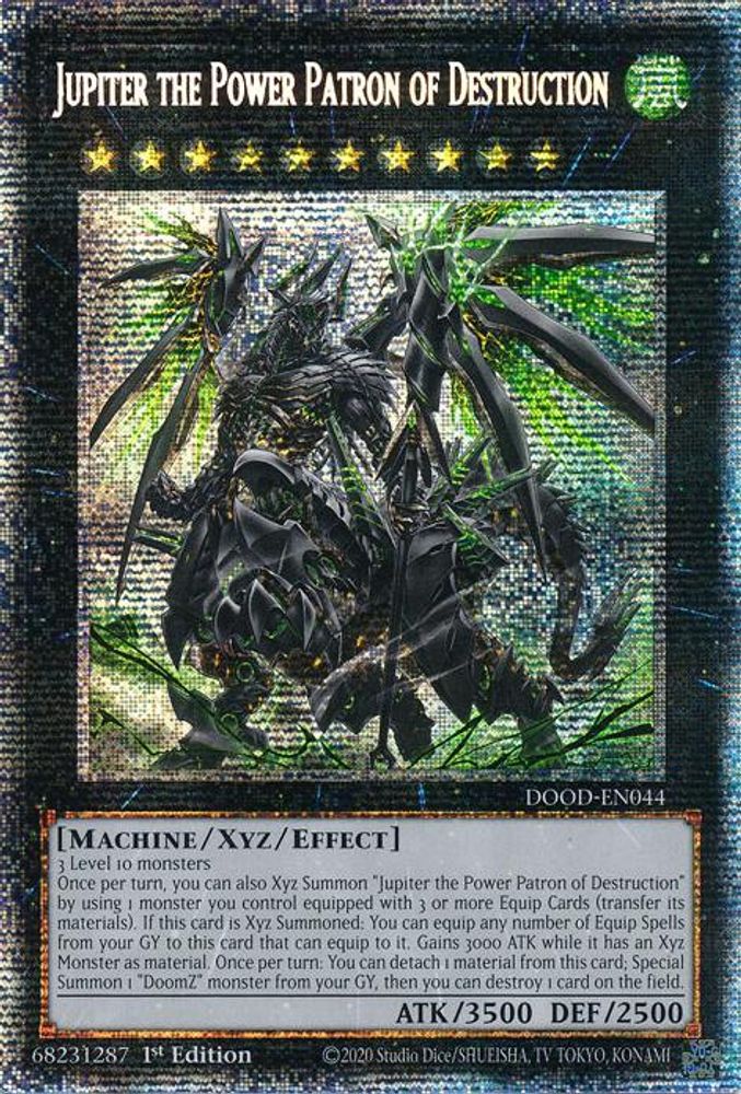 [STARLIGHT RARE] Jupiter the Power Patron of Destruction (Starlight Rare) - (DOOD-EN044) - 1st Edition