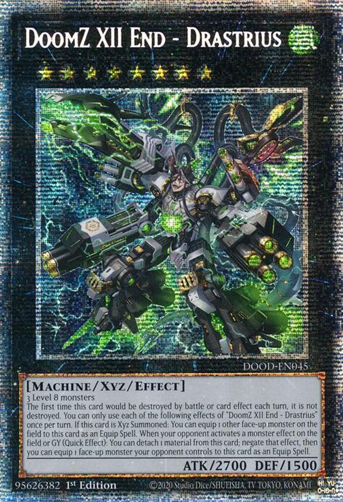 [STARLIGHT RARE] DoomZ XII End - Drastrius (Starlight Rare) - (DOOD-EN045) - 1st Edition