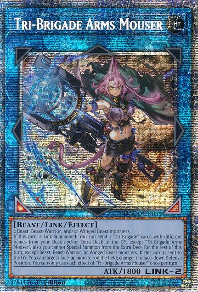 [STARLIGHT RARE] Tri-Brigade Arms Mouser (Starlight Rare) - (DOOD-EN051) - 1st Edition