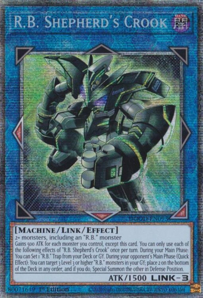 [STARLIGHT RARE] R.B. Shepherd's Crook (Starlight Rare) - (DOOD-EN093) - 1st Edition