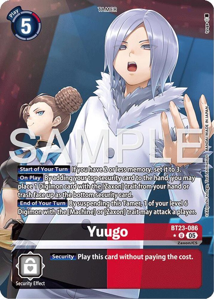 Yuugo (Alternate Art) (BT23-086) U★ - Digimon Hackers' Slumber