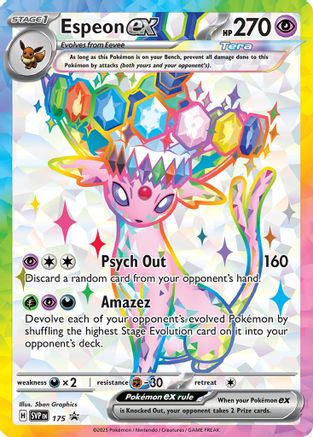 Espeon ex - SVP 175 - Pokemon SV Scarlet & Violet Promo