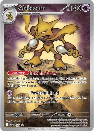 Alakazam - [  009 ] - Promo - Pokemon ME Mega Evolution Promo