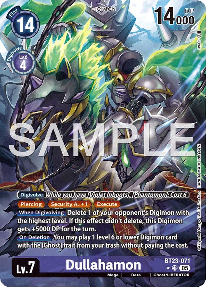 Dullahamon (Alternate Art) (BT23-071) SR★ - Digimon Hackers' Slumber