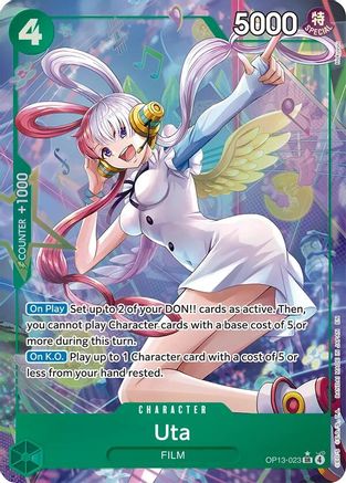 [ALTERNATE ART] Uta (OP13-023) SR - One Piece Carrying On His Will