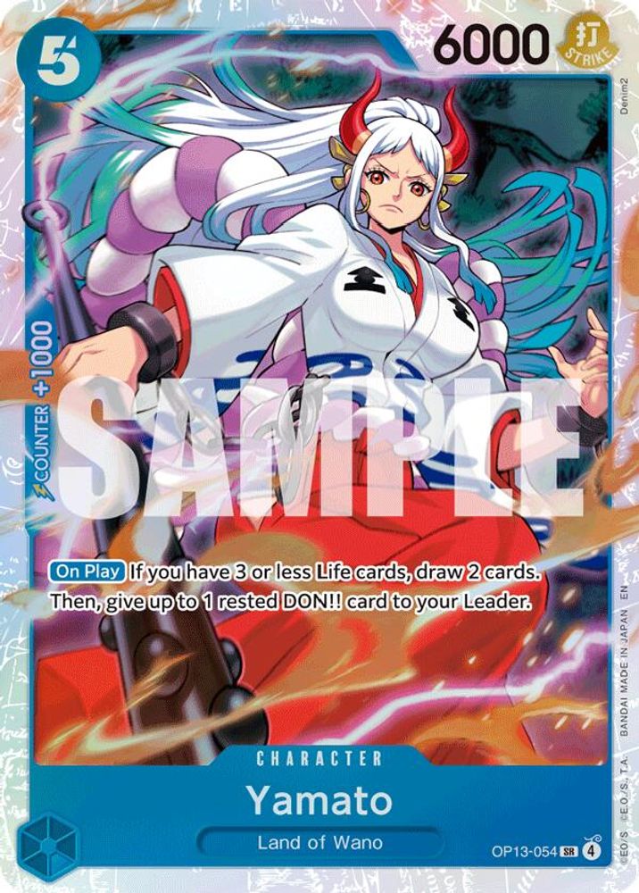 Yamato (OP13-054) Super Rare - One Piece Carrying On His Will