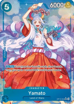 [ALTERNATE ART] Yamato (OP13-054) SR - One Piece Carrying On His Will