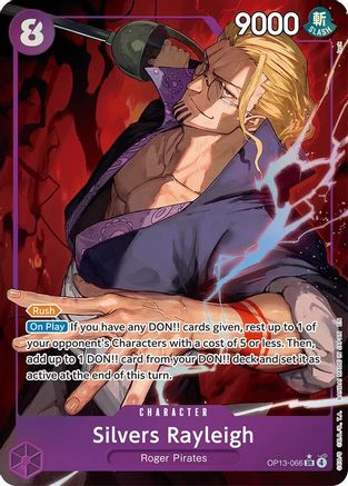 [ALTERNATE ART] Silvers Rayleigh (OP13-066) SR - One Piece Carrying On His Will