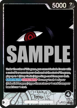 [ALTERNATE ART] Imu (OP13-079) L - One Piece Carrying On His Will