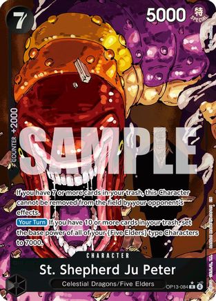 [ALTERNATE ART] St. Shepherd Ju Peter (OP13-084) R - One Piece Carrying On His Will