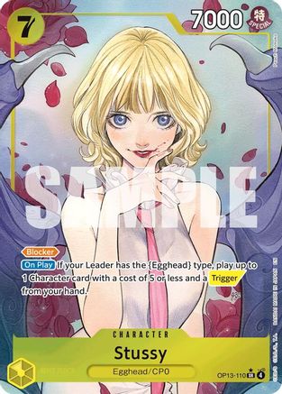 [ALTERNATE ART] Stussy (OP13-110) SR - One Piece Carrying On His Will