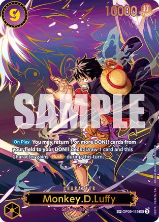 [ SP ] Monkey.D.Luffy - #119 (OP09-119) SP - One Piece Carrying On His Will