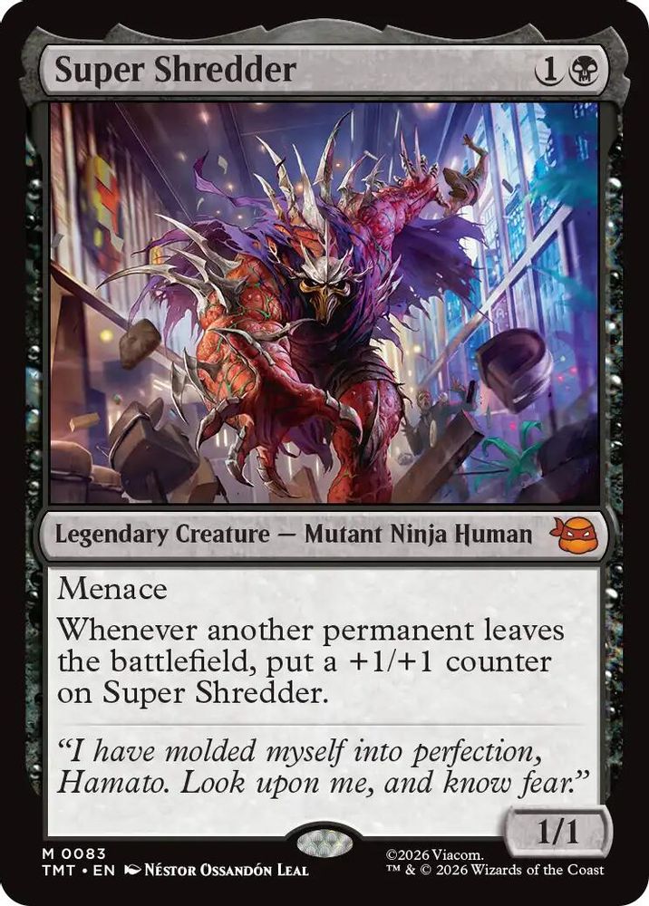 [FOIL] Super Shredder #083 - MYTHIC TMT - Teenage Mutant Ninja Turtles