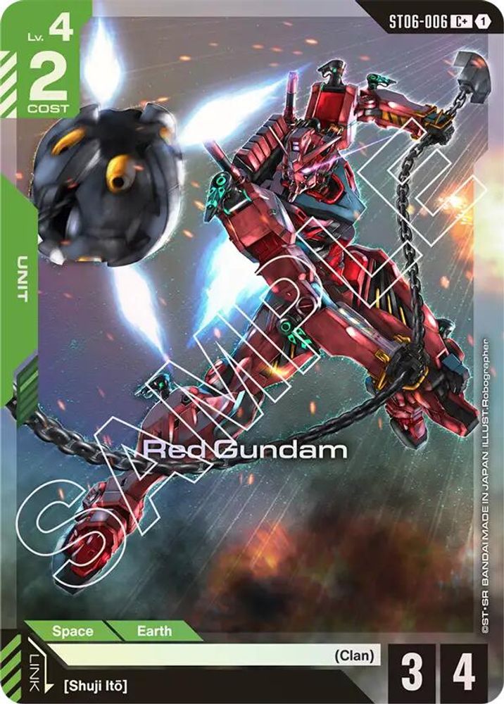 [ALTERNATE ART] Red Gundam (C+) (ST06-006) - Gundam Starter Deck 06 Clan Unity