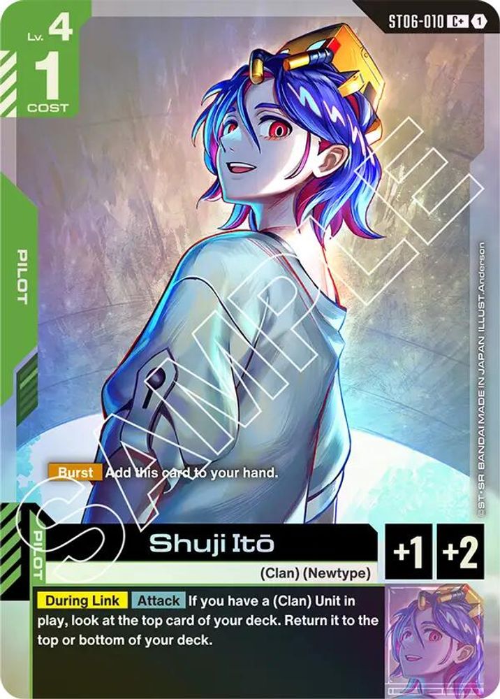 [ALTERNATE ART] Shuji Ito (C+) (ST06-010) - Gundam Starter Deck 06 Clan Unity