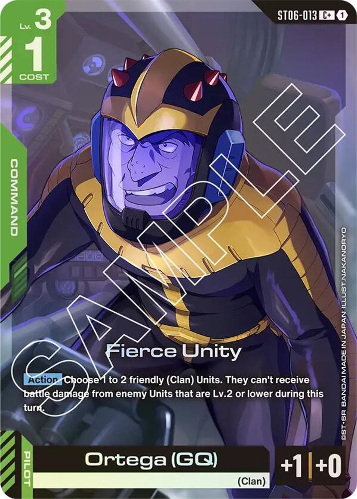 [ALTERNATE ART] Fierce Unity (C+) (ST06-013) - Gundam Starter Deck 06 Clan Unity