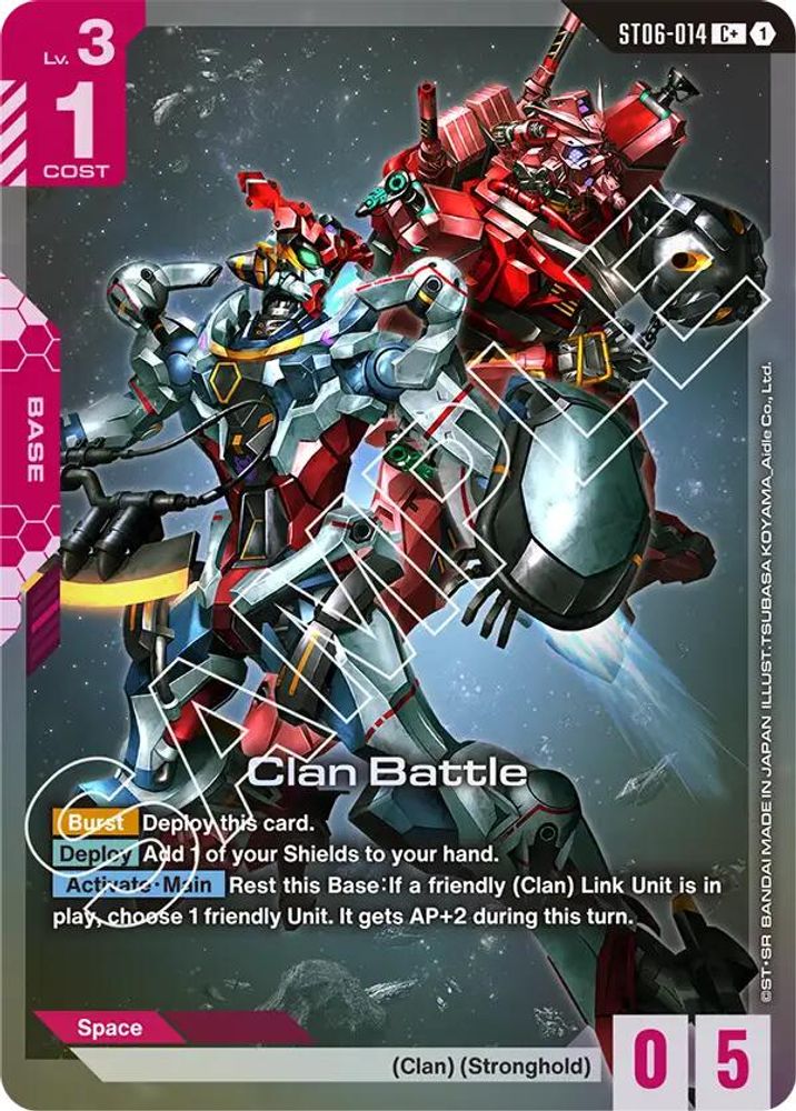 [ALTERNATE ART] Clan Battle (C+) (ST06-014) - Gundam Starter Deck 06 Clan Unity