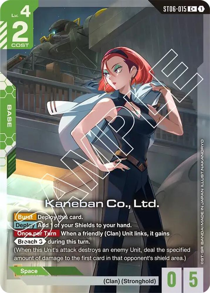 [ALTERNATE ART] Kaneban Co., Ltd. (C+) (ST06-015) - Gundam Starter Deck 06 Clan Unity