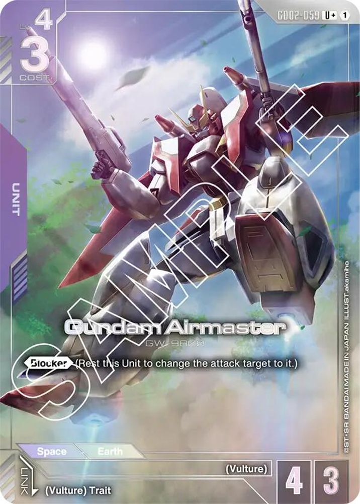 [ALTERNATE ART] Gundam Airmaster (R+) (GD02-059) - Gundam Dual Impact