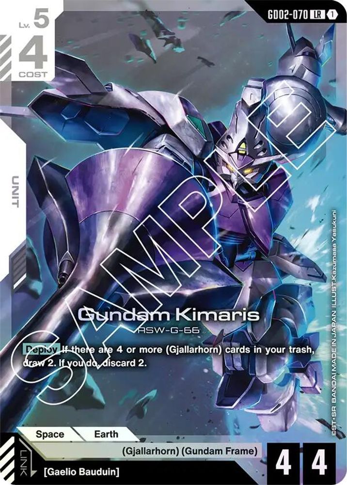 Gundam Kimaris (GD02-070) [LR] - Gundam Dual Impact