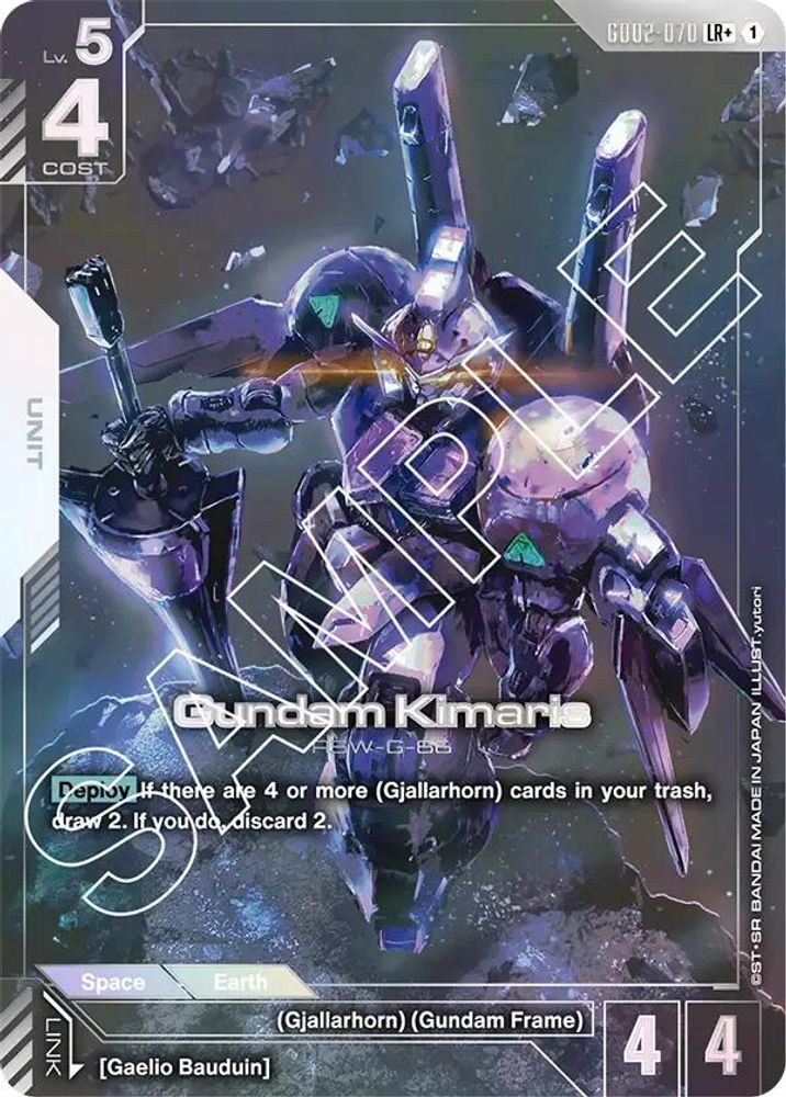 [ALTERNATE ART] Gundam Kimaris (LR+) (GD02-070) - Gundam Dual Impact