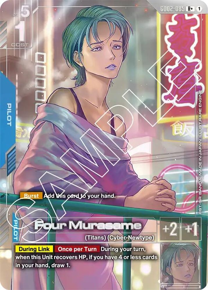 [ALTERNATE ART] Four Murasame (R+) (GD02-085) - Gundam Dual Impact