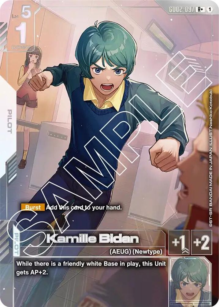 [ALTERNATE ART] Kamille Bidan (GD02-097) [R+] - Gundam Dual Impact