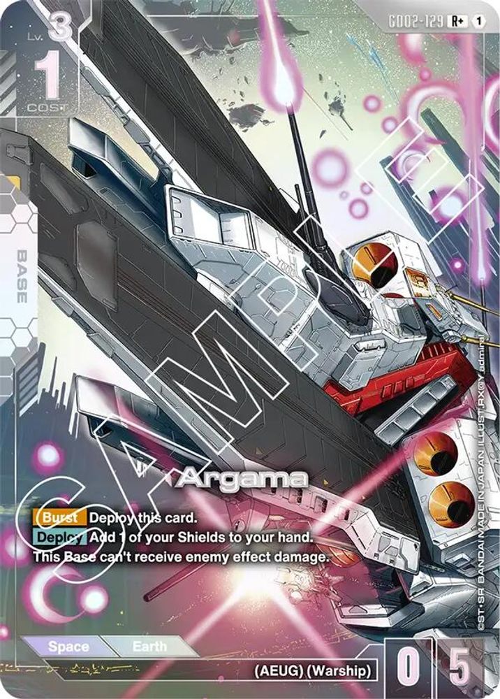 [ALTERNATE ART] Argama (R+) (GD02-129) - Gundam Dual Impact