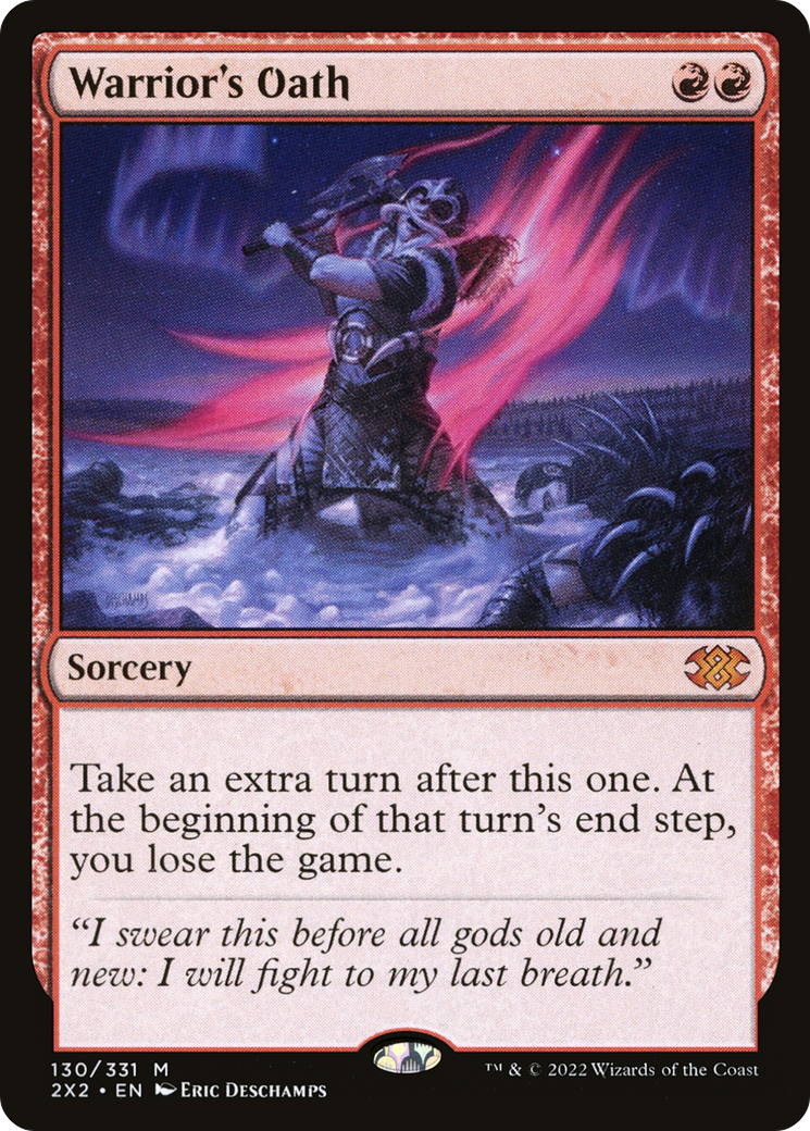 [FOIL] Warrior's Oath #130 - MYTHIC 2X2 - Double Masters 2022