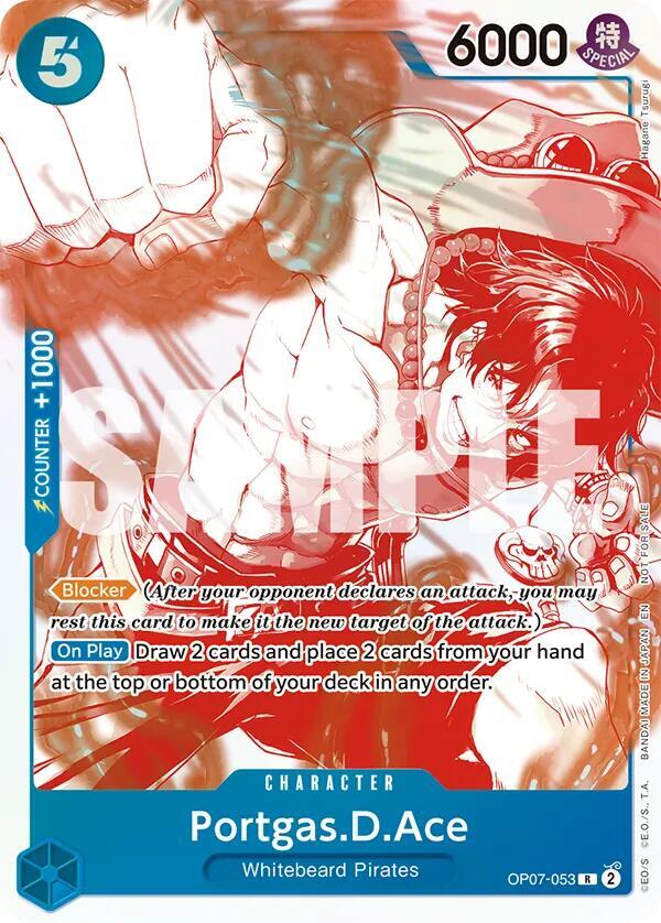 Portgas.D.Ace OP07-053 - OP-13 Carrying On His Will Box Topper