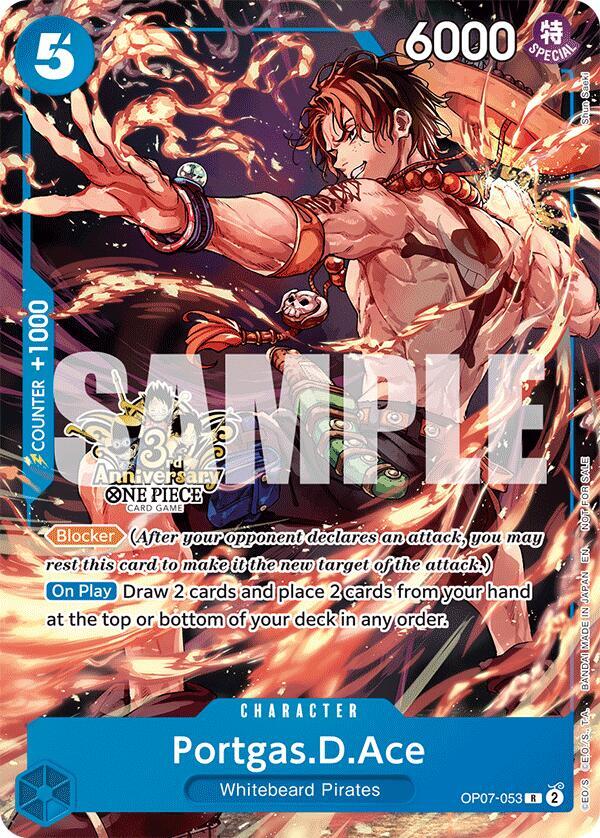 Portgas.D.Ace - OP07-053 - 3rd Anniversary Tournament Pack Promo