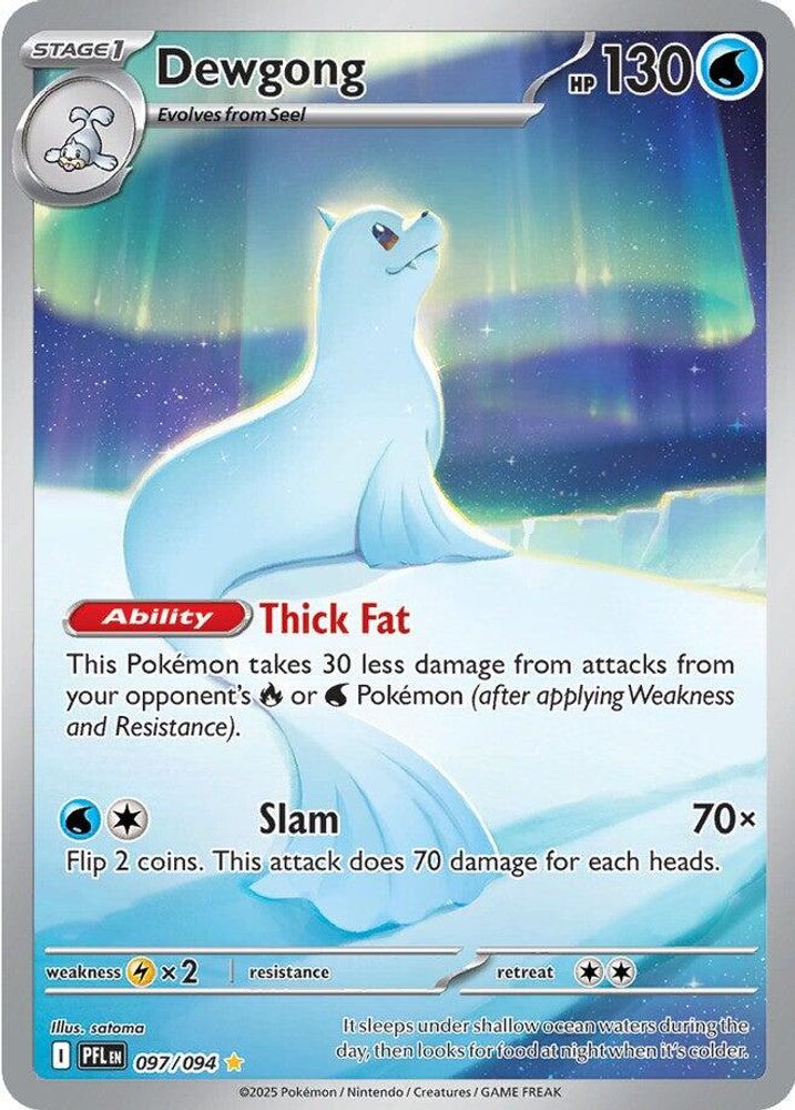 Dewgong - [  097/094 ] - Illustration Rare - Pokemon ME02 Phantasmal Flames