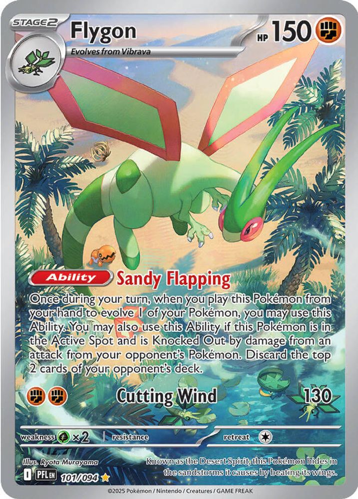 Flygon - [  101/094 ] - Illustration Rare - Pokemon ME02 Phantasmal Flames