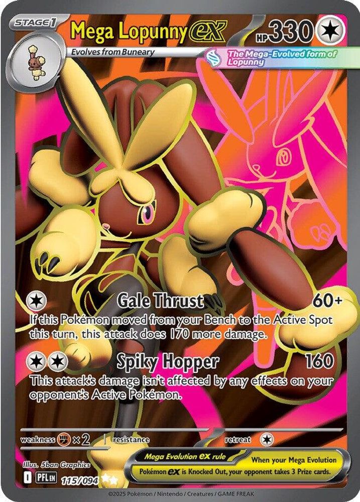 Mega Lopunny ex - [  115/094 ] - Ultra Rare - Pokemon ME02 Phantasmal Flames