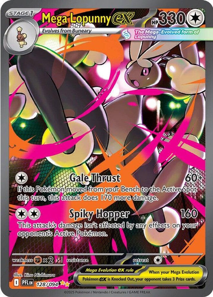 Mega Lopunny ex - [  128/094 ] - Special Illustration Rare - Pokemon ME02 Phantasmal Flames