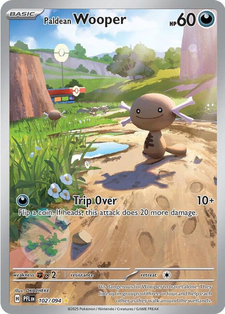 Paldean Wooper - [  102 ] - Illustration Rare - Pokemon ME02 Phantasmal Flames