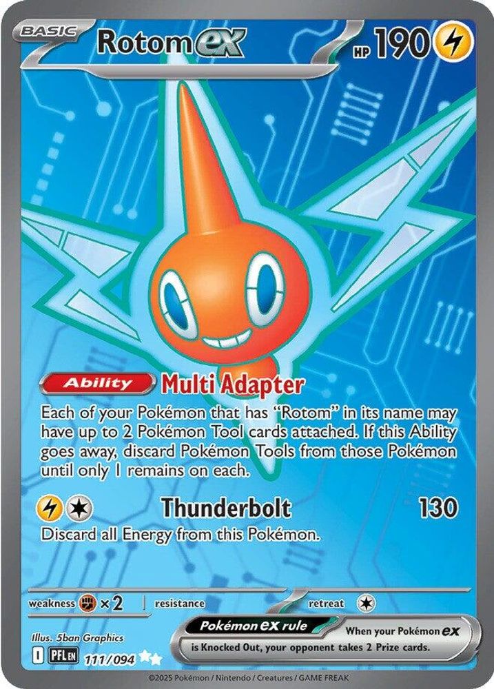 Rotom ex - [  111/094 ] - Ultra Rare - Pokemon ME02 Phantasmal Flames