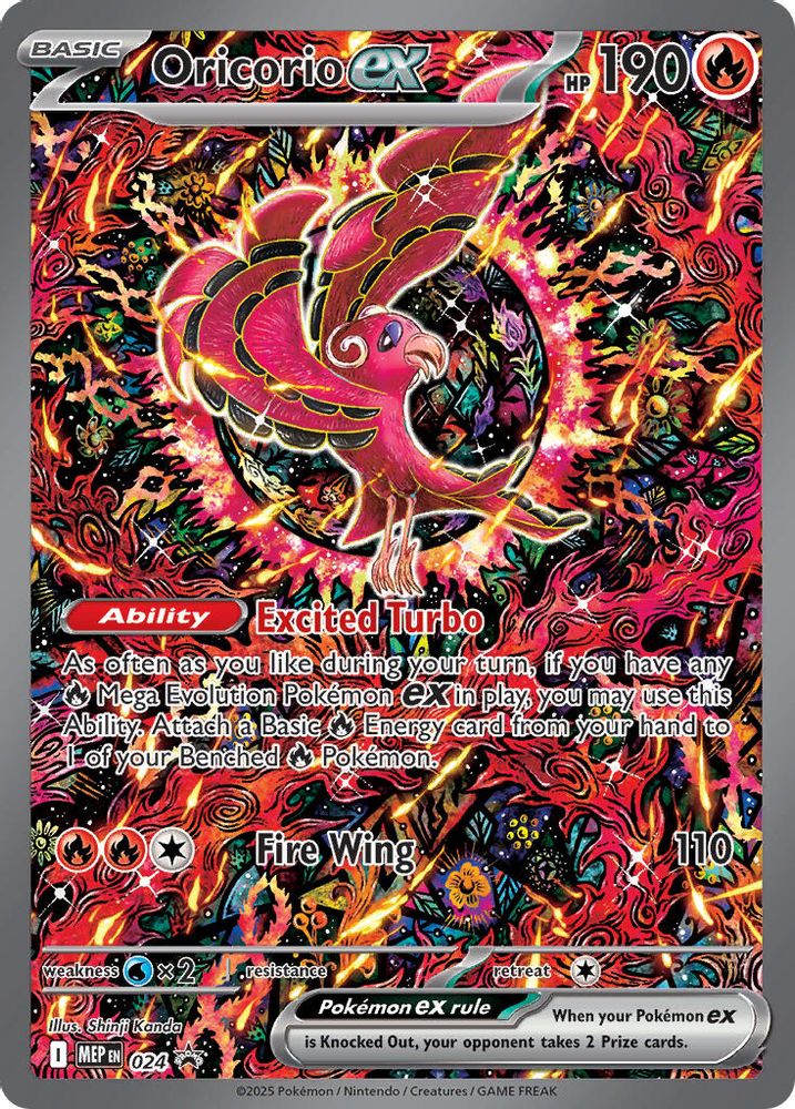 Oricorio ex - [  024 ] - Promo - Pokemon ME Mega Evolution Promo