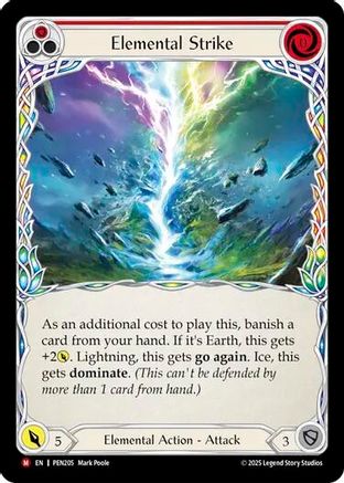 Elemental Strike (#PEN205) - Majestic - FAB Compendium of Rathe