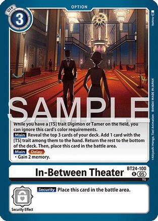 In-Between Theater (BT24-100) Rare - Digimon Time Stranger