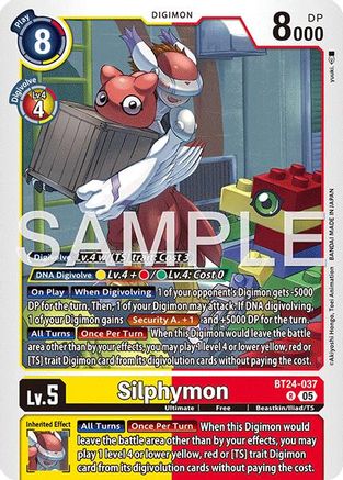 Silphymon (BT24-037) Rare - Digimon Time Stranger