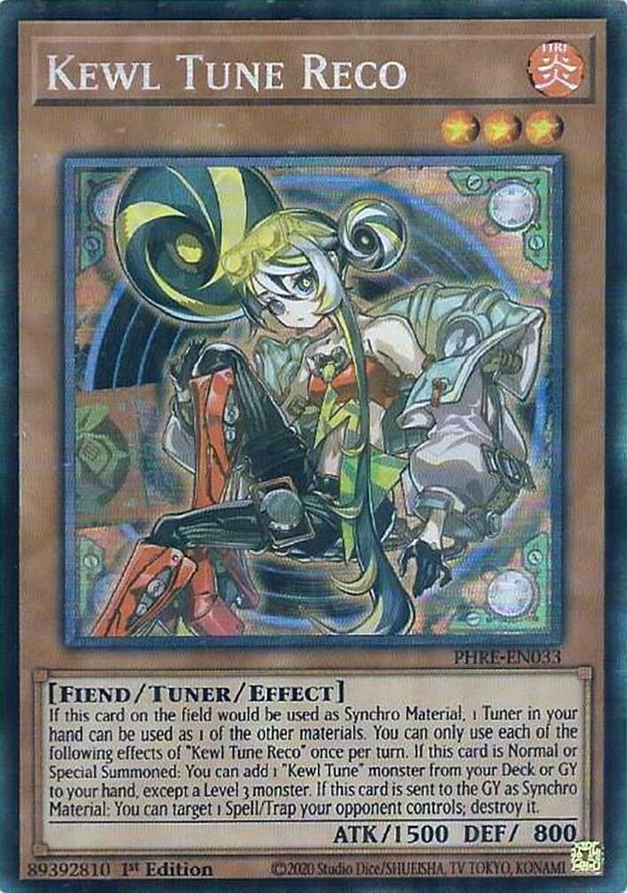Kewl Tune Reco (CR) - (PHRE-EN033) - [Collector's Rare] 1st Edition