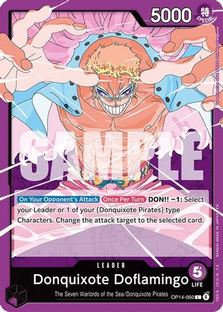 Donquixhote Doflamingo (OP14-060) Leader - One Piece The Azure Sea's Seven