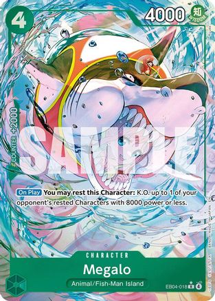 [ALTERNATE ART] Megalo (EB04-018) - One Piece The Azure Sea's Seven