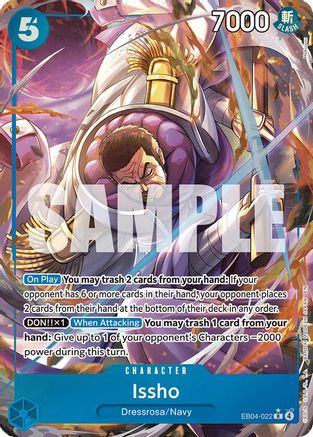 [ALTERNATE ART] Issho (EB04-022) - One Piece The Azure Sea's Seven