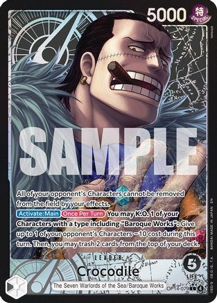 [ALTERNATE ART] Crocodile - OP14-079 (OP14-079) L - One Piece The Azure Sea's Seven