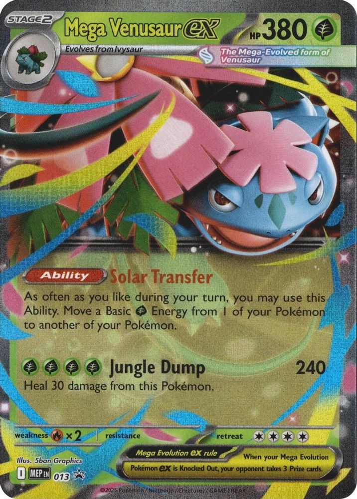 Mega Venusaur ex - [ 013 ] - Pokemon ME Mega Evolution Promo
