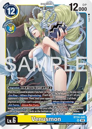 Venusmon (BT24-040) Super Rare - Digimon Time Stranger