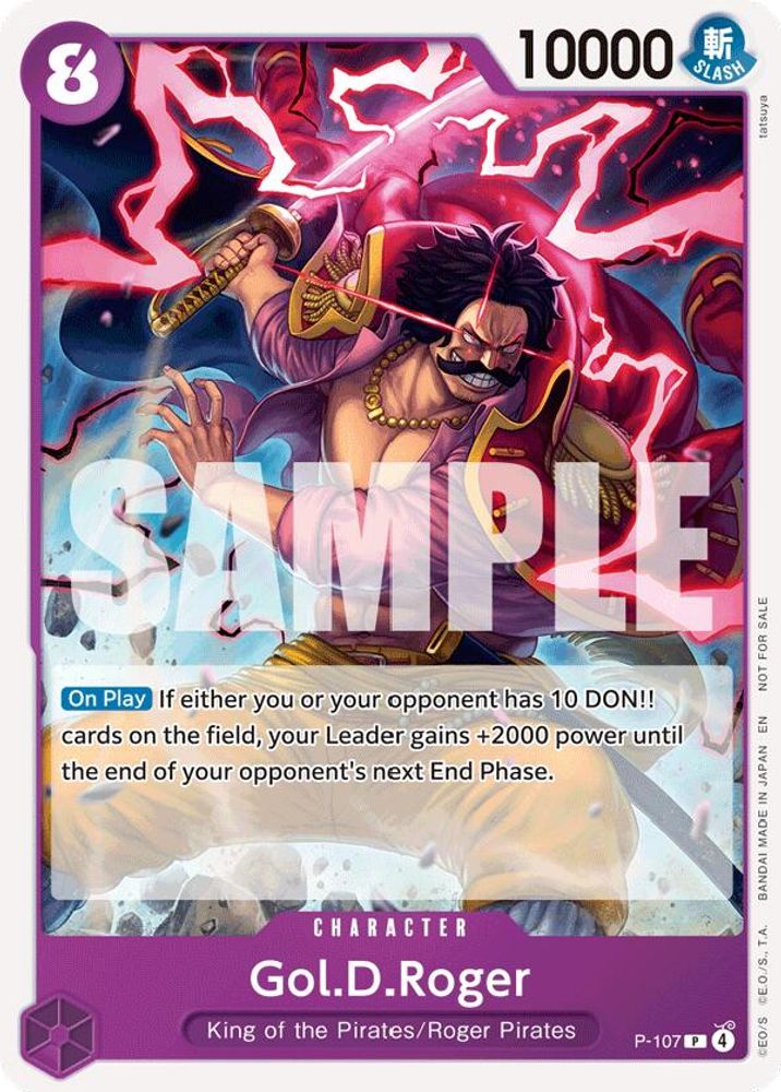 Gol.D.Roger - P-107 - One Piece Store Tournament 2025 Vol. 4 Promo